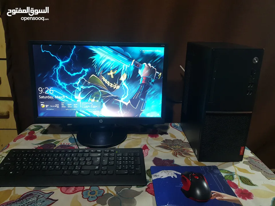 كمبيوتر pc Lenovo i7-7700 ssd gta v grand pubg free fire