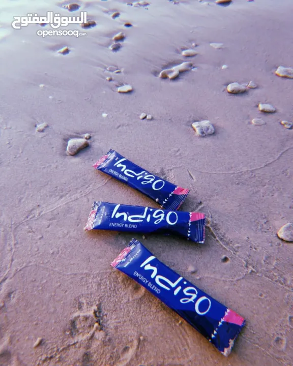 مشروب Indigo طبيعي غني بالمكونات النباتية  Indigo مشروب نباتي لتعزيز النشاط  مشروب صحي بنكهة طبيعية
