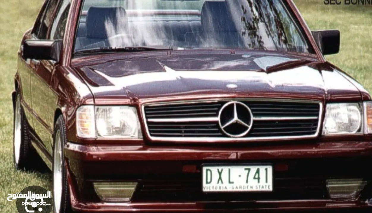 غطا محرك Mercedes sec كوبيه w126 190