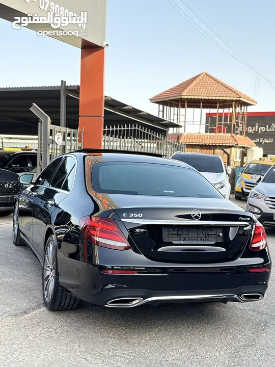 مرسيدس E350 2020 AMG فحص كامل ممشى قليل فل اضافات اعلى صنف لون اسود غرفة كاميل