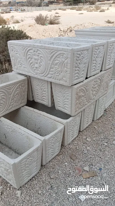 حواض للزراعه حجر صناعي مكفوله وبسعر مناسب مع التوصيل والتحميل والتنزيل علينا