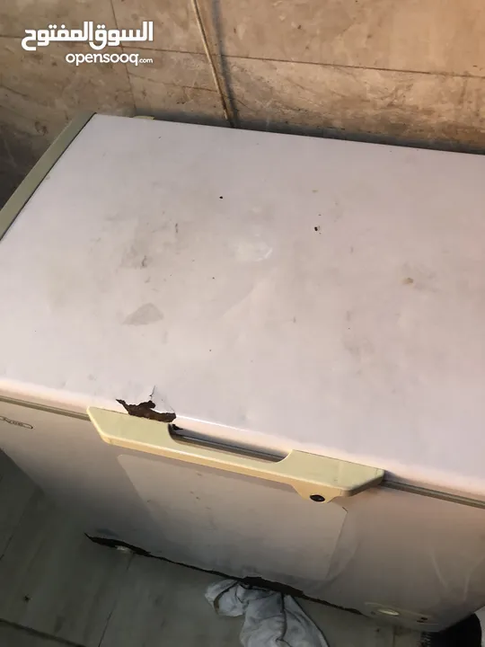 Old refrigerator