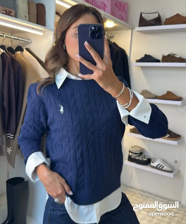 بلايز بناتي صوف  S-m-l-xl  بلوزة نسائية شتوية أنيقة – ألوان موسم و ألوان هادئة