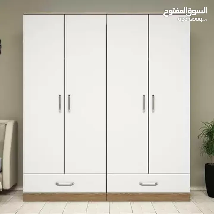 خزائن ملابس خشب لامنيت 18م الون حسب الطلب مقاس الخزائن عرض 160  ارتفاع 200