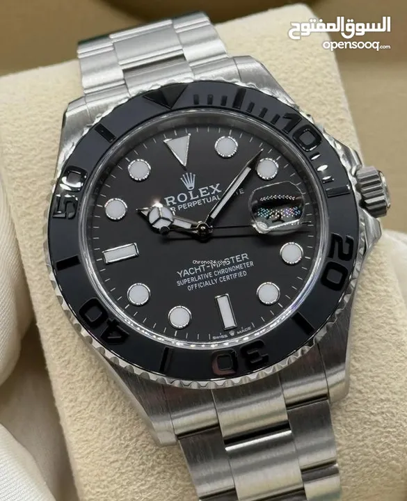 اسم الساعة  rolex  titaniom yakhr master الساعة الوحيدة من رولكس دايرها تيتانيوم