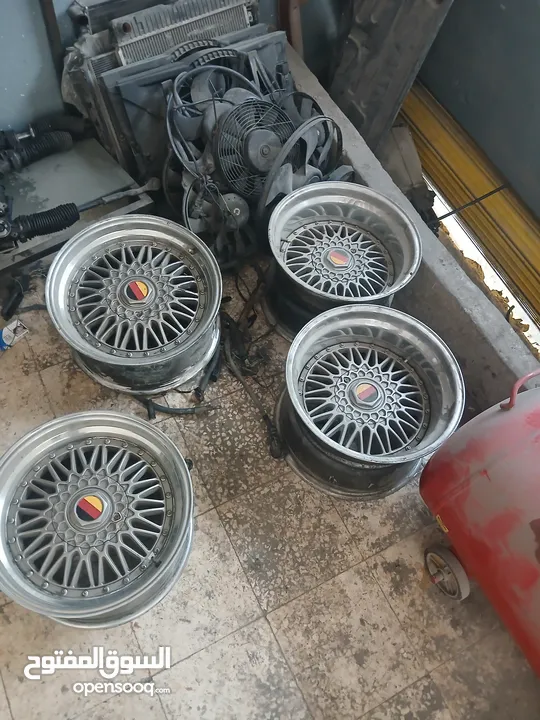 جنط BBS بحاله ممتازه منقل مع شفف للتواصل رقم في آخر الإعلان