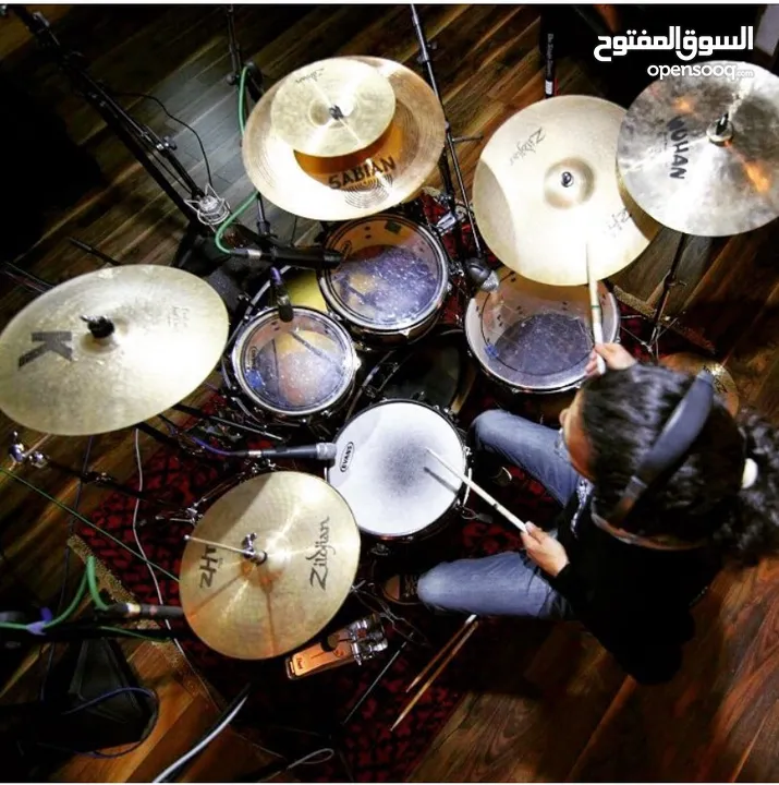 درمز احترافي مع صنجات احترافية Tama professional drumset /drums