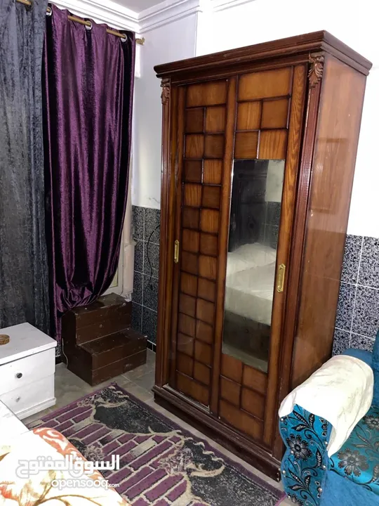 Studio for rent in Zamalek furnished for daily rent first floor without elevator