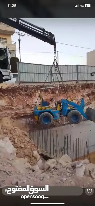 جرافات صغيرة للإيجار اليومي أسبوعي شهري وحفاوه بيبي