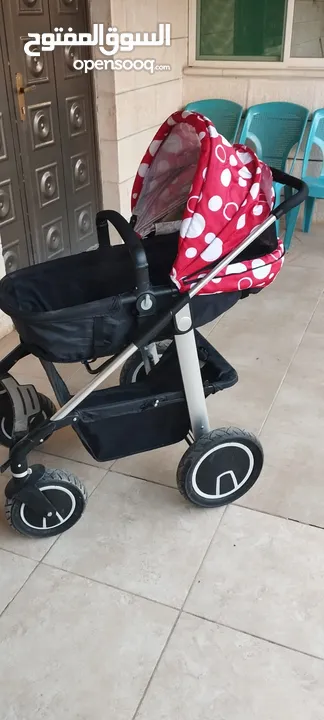 عرباية اطفال شبه جديد بحالة الوكالة