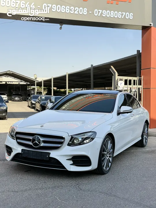 مرسيدس E350 2020 AMG فحص كامل فل اضافات اعلى صنف وارد المانيا ممشى قليل بحالة الوكالة