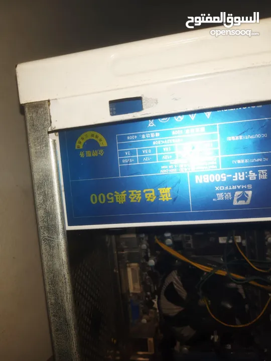 باور سبلاي 500W SMARTFOX بحالة جيدة للبيع او للبدل على باور يكون فيه مفذ 8 بن ودفع فرقية
