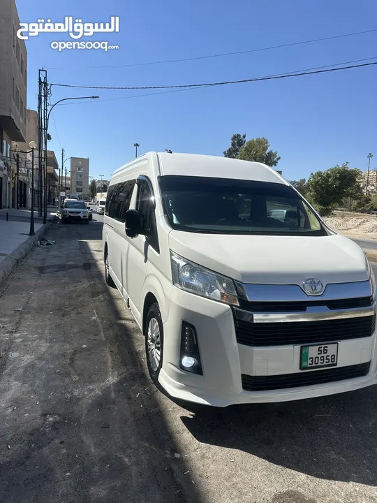 باص فان10ركاب لنقل الركاب والسياح وخدمات التوصيل من والى المطار والمعابر الحدوديه والجولات السياحيه