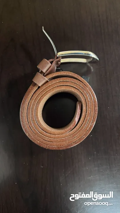 Natural Leather Men’s Belt