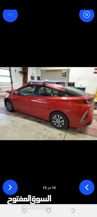 Toyota Prius PHV (Prime) تويوتا بريوس برايم نسخة PHV Model: 2020 السيارة وارد امريكي 7 مكينه 1.8 وبط