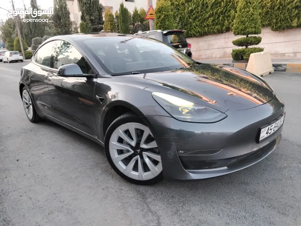 تيسلا موديل ( 2022 ) Tesla model 3 اقساط على الهوية فقط