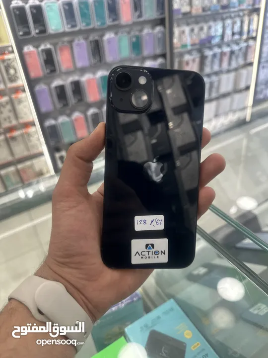 iPhone 14 Plus 128 GB used  ايفون 14 بلس 128 جيجا مستعمل بحاله الوكاله  بطاريه 87‎%‎
