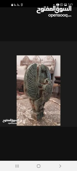 حجر فرعوني منحوت قديم من النوادر