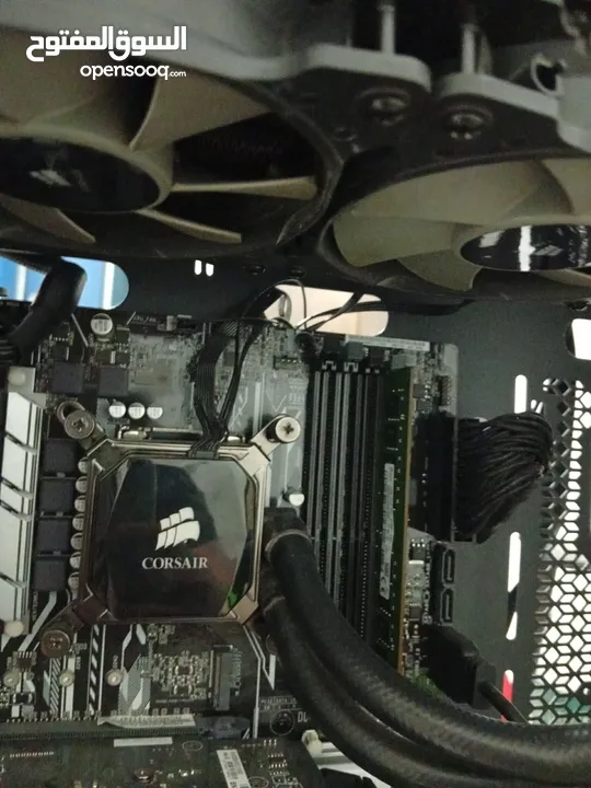 كمبيوتر جيمنغ وحش بلاداء مع rtx 3050 وتبريد مائي مغلق