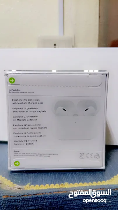 سماعة ابل ايربودز برو الجيل الثاني (AirPodsPro2)جديدة/سعر نار