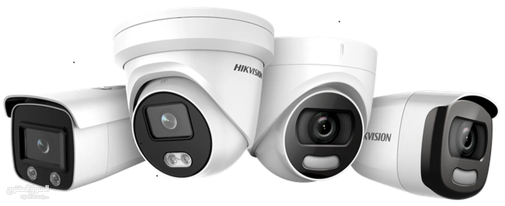 نظام كاميرات 2 ميجا بكسل 4 كاميرات مع كامل  اغراضهم جاهز للتركيب بسعر حرق   camera hikvision 2mega