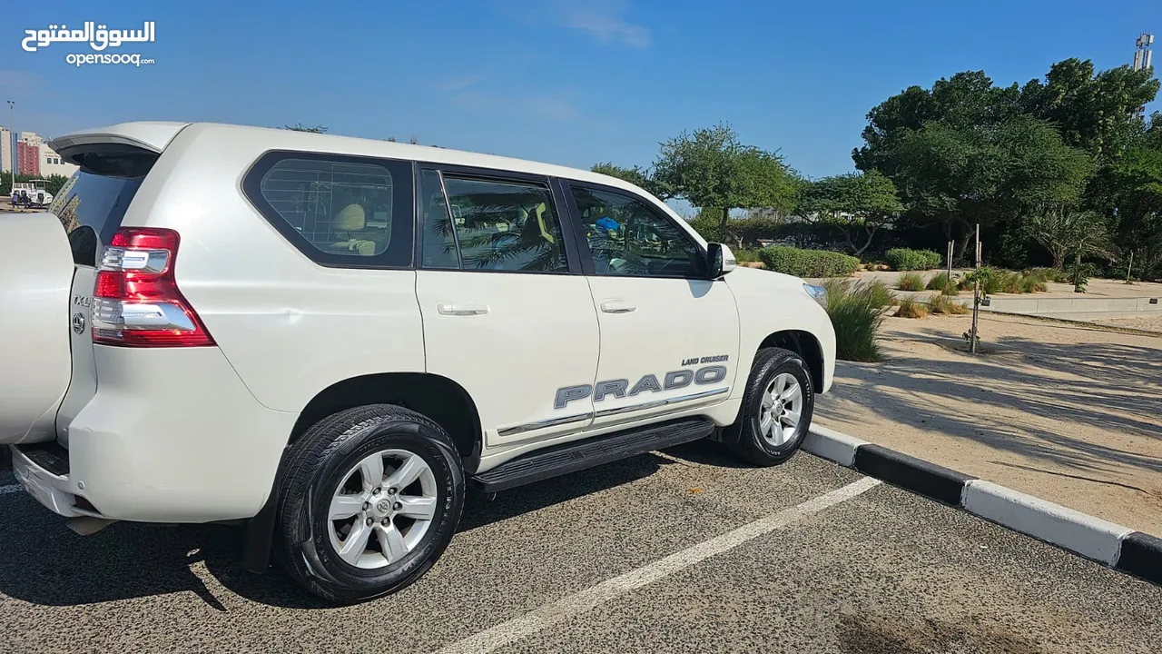 Toyota Prado - TXL 2015-  Pearl White - تويوتا برادو