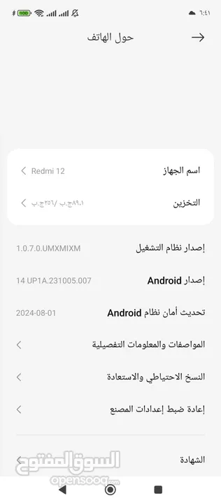 xiaomi redmi note 12 256 giga