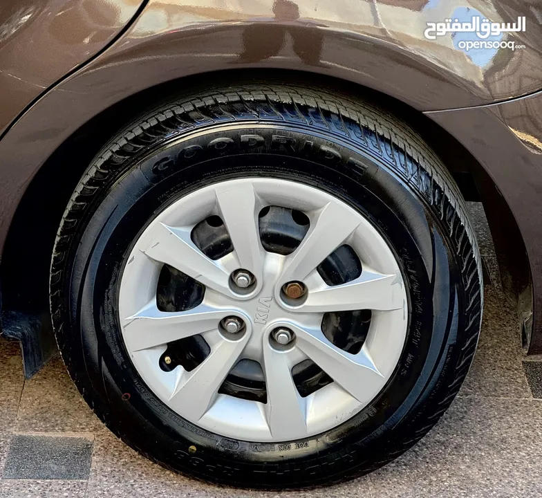 كيا ريو kia rio جيد 7 موديل 2016