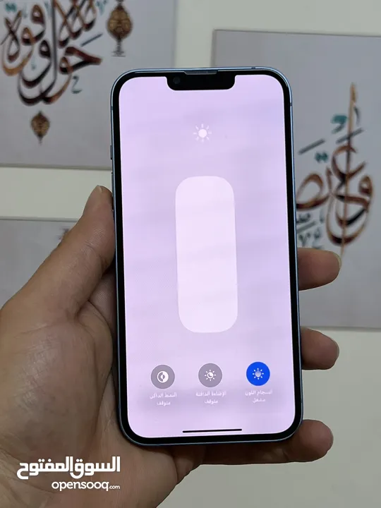 ايفون 14 بحالة الجديد كفاله ابل فعاله  شرق اوسط بطارية 99 الاصلية