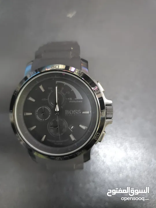 ساعة يد بوص Boss By Hugo Boss Black Ion Plated Stainless Steel HB.76.1.34.2161 Men's Wristwatch 47 m