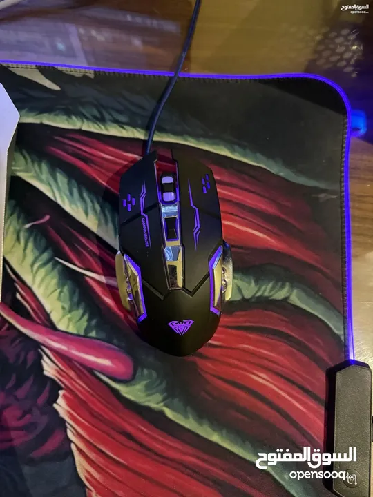 جهاز كمبيوتر pc جيمنيغ لسى جديد  قابل التعديل مستعمل شهر ونص بس
