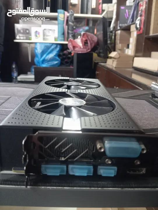 كرت شاشة رهييييب للفئة المتوسطة RX570 (8GB) الجهاز شبه كرتونة الصور بتحكي والأداء اجمل عرض لاسبووووع