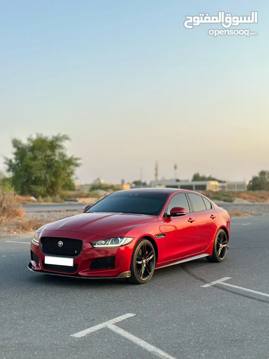 JAGUAR  XE SPORT GCC RED COLOUR