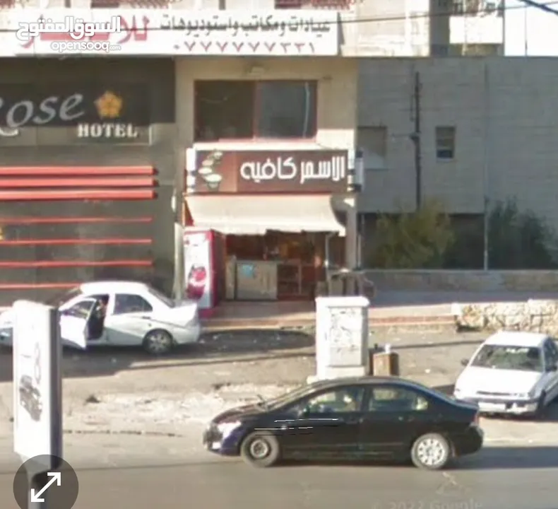 بيع محل الاسمر كافية على شارع الرئيسي مباشر