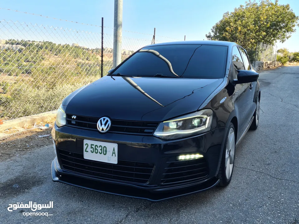 VW POLO  R-LINE 2017 سيارة مميزة / فحص نخب / تعديل كامل أرلاين