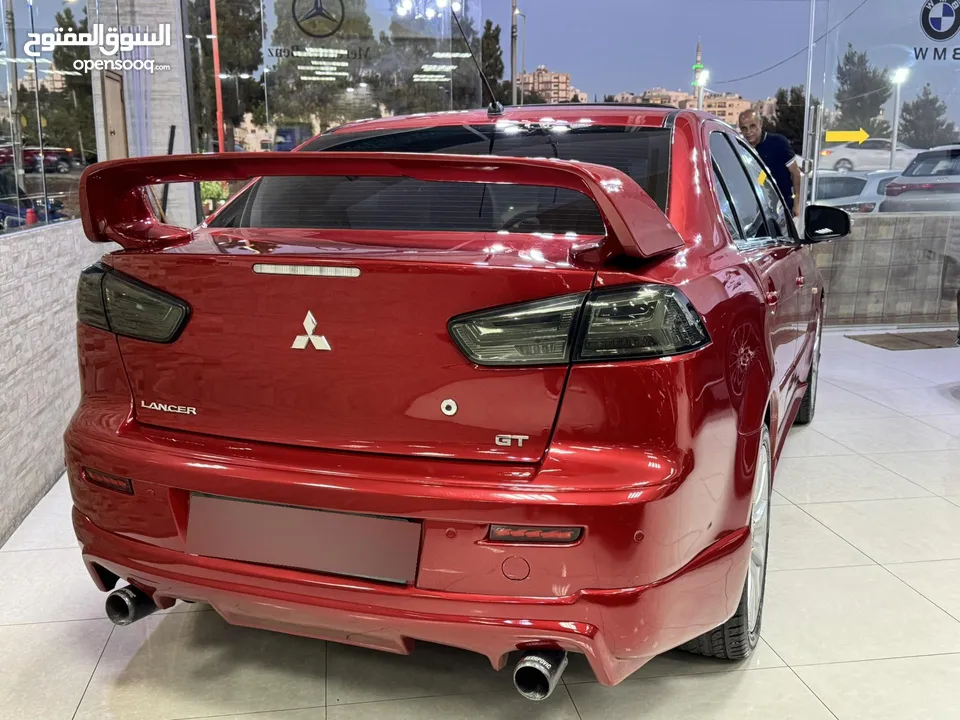 ميتسوبيشي لانسر موديل 2015 GT اصلي فحص كامل بحالة الوكاله فل كامل اعلى صنف من فئتها