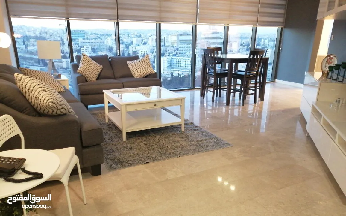 Luxury furnished apartment for rent in Damac Towers. Amman Boulevard 3