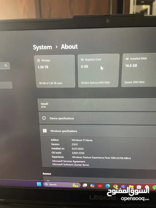 lenovo legion 5 15imh05h
