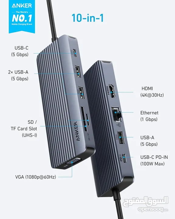 Anker 10-in-1 USB C Hub, Dual-Display -NEW -MEAGByte