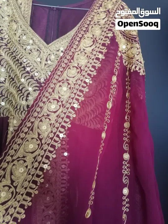 فستان ( ملچة ، جلوة ) مع مشمر للعرايس
