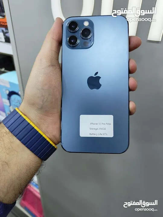 IPHONE 12 PRO MAX ( 256GB ) USED /// ايفون 12 برو ماكس ذاكرة 256 مستعمل وكاله