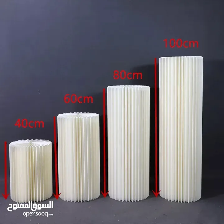 Folding Cylindrical Stand Wedding and Birthday Decoration