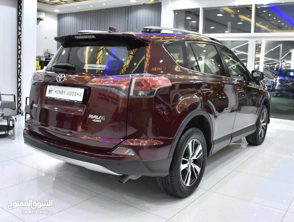 Toyota Rav4 GXR 4WD ( 2017 Model ) in Burgundy Color GCC Specs