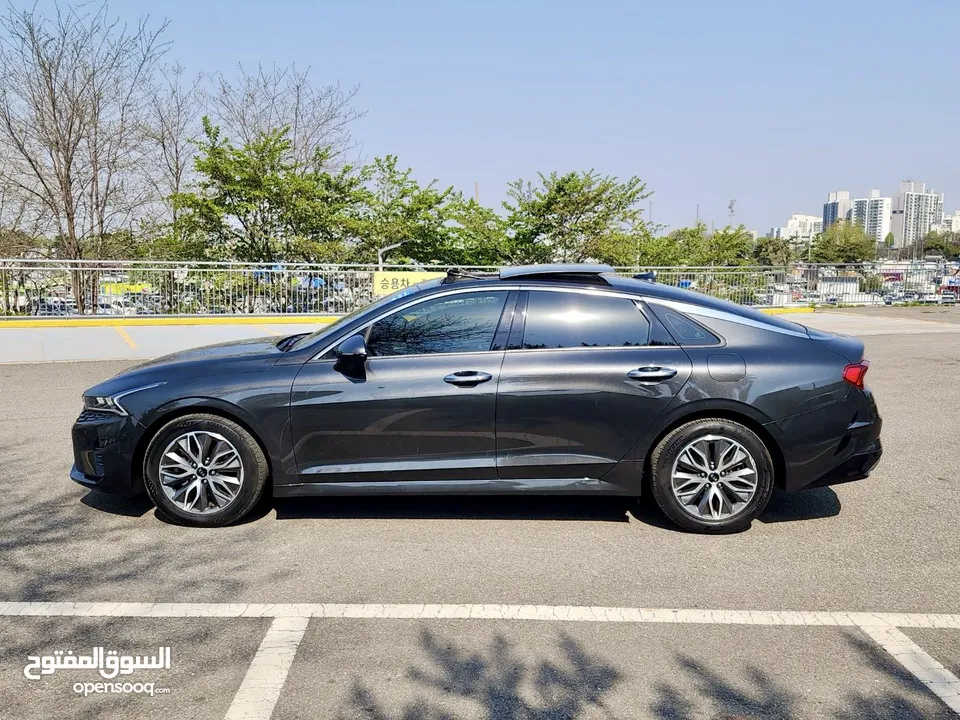 KIA K5 Hybrid 2021بانوراما فل  وارد كوري فحص كامل و لا ملاحظه كلين تايتل من دون حوادث