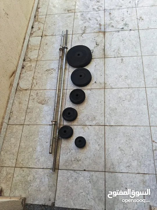 بنش  تمارين مع  وزن مع بارين مستقيم