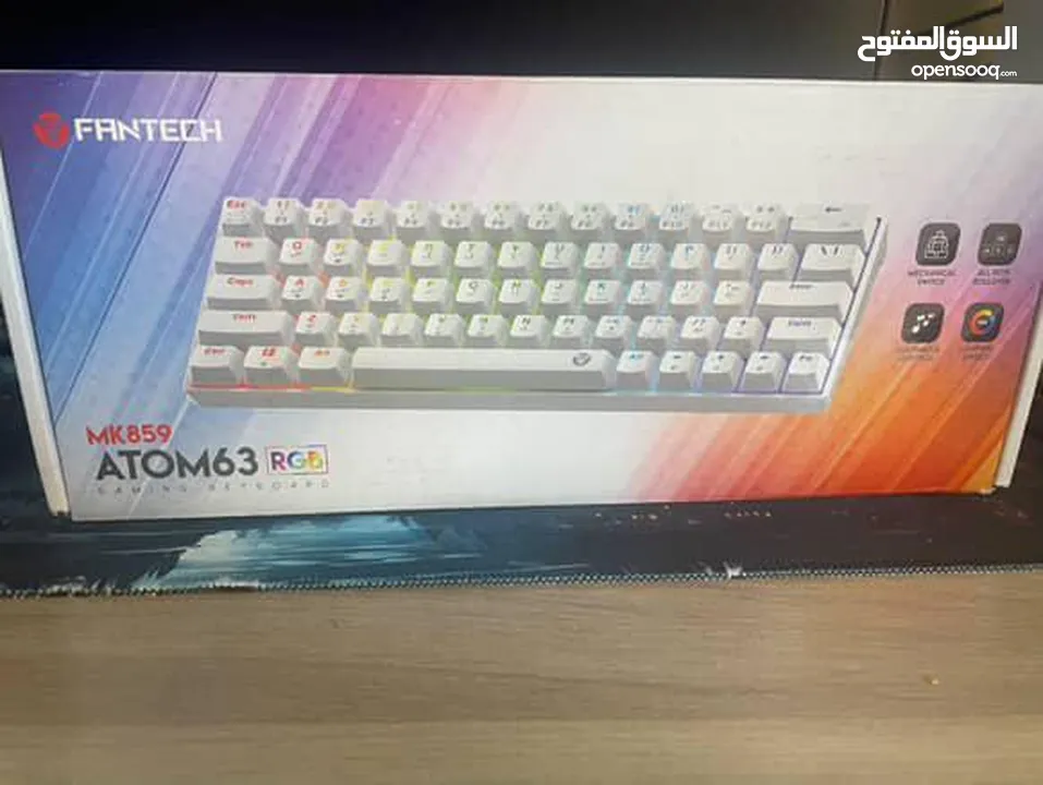 كيبورد بحالة جيدة نوع Fantech mk 859