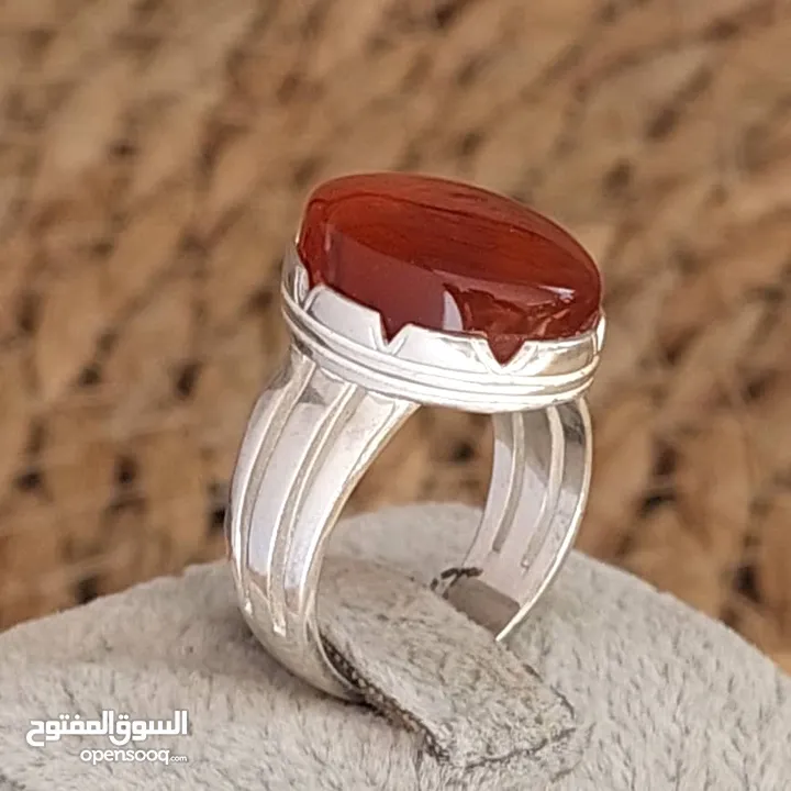 خواتم فضه وعقيق يمني اصلي