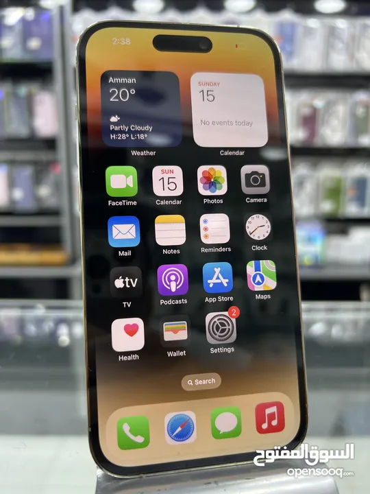 iPhone 14 Pro (256 GB) ايفون 14 برو  مستعمل بحالة جيدة جدا بطاية 90٪؜