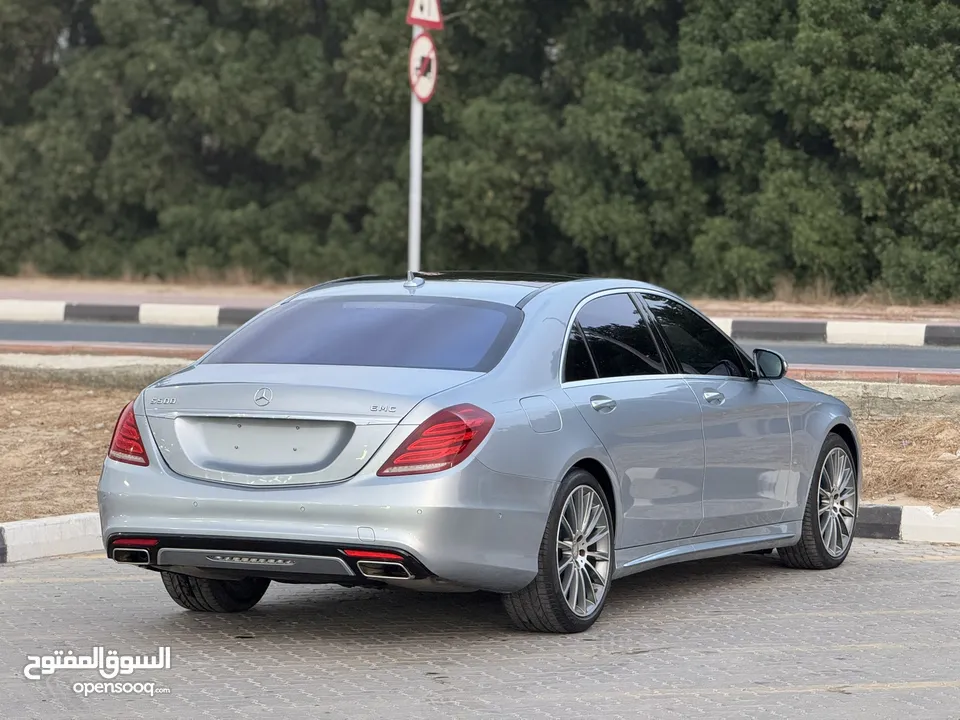 MERCEDES BENZ S500 2016 GCC FULL OPTION PERFECT CONDITION