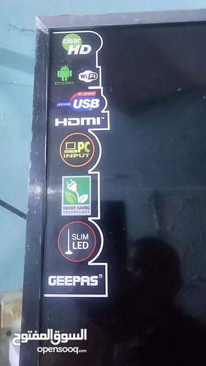 تلفزيون مستعمل للبيع شركة جيباس للتلفزيونات ال اي دي used tv for sale "geepas" company LED  TV